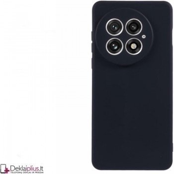 Liquid Air silikoninis juodas dėklas - su kameros apsauga (Oneplus 13 5G)